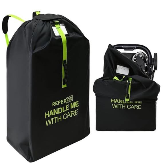 Large Stroller Travel Bag Airplane Stroller Cover Waterproof Adjustable Shoulder - Picture 7 of 7